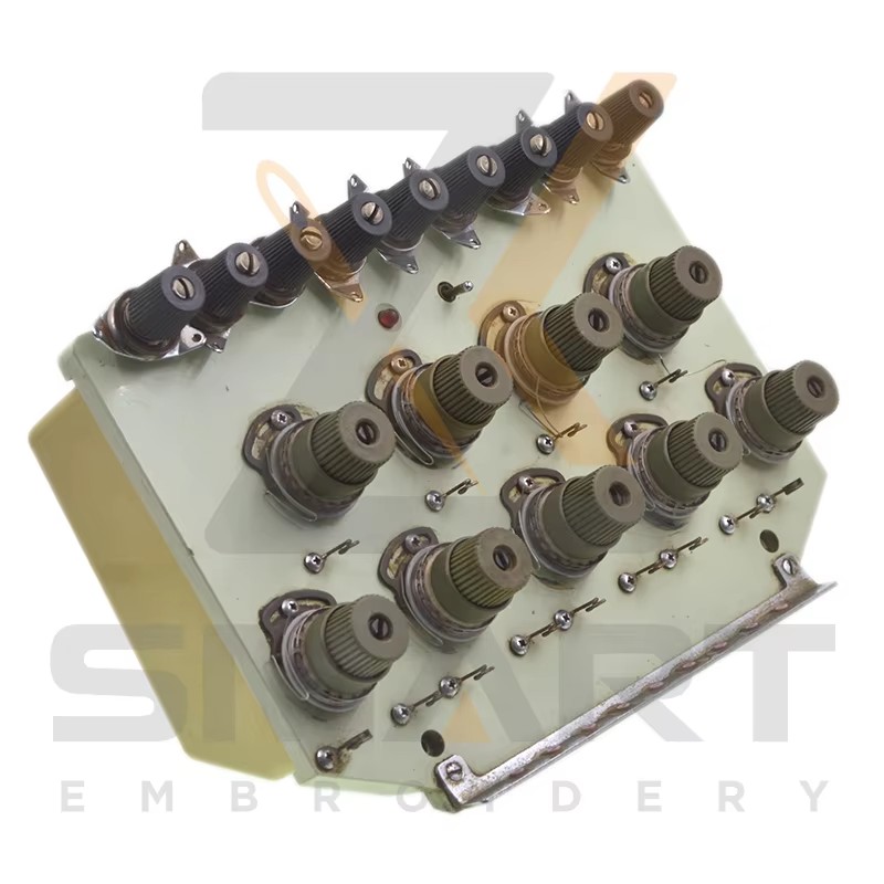 Unitatea de bază de tensiune de 9 culori cu placa de bază de tensiune Tajima Piesele mașinii de îmbrăcăminte T01TJ901-U