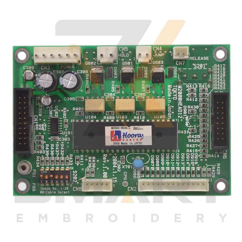 Carte de bază de tensiune folosită M2000HEAD12 TOKYO China Embroidery Machine Parts EDH0502-M2000HEAD12