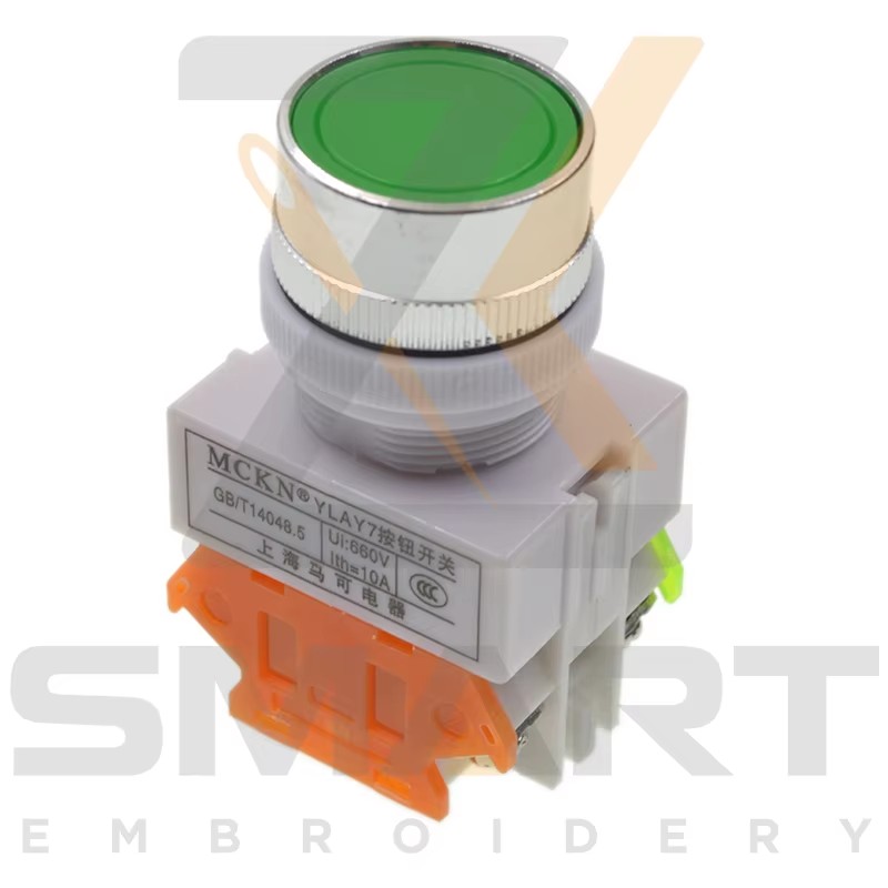 Comutator buton verde roșu YLAY7 Piese de mașină de îmbrăcăminte EDH06-YLAY7